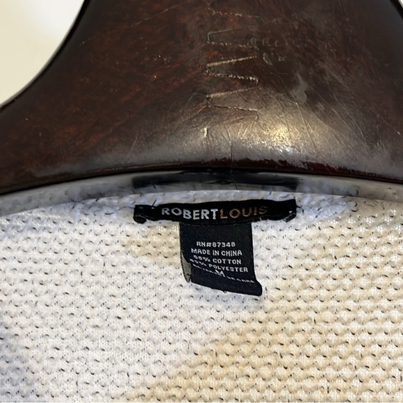 Robert Lewis women’s size long m sleeve cotton blend sweater - Picture 3 of 4